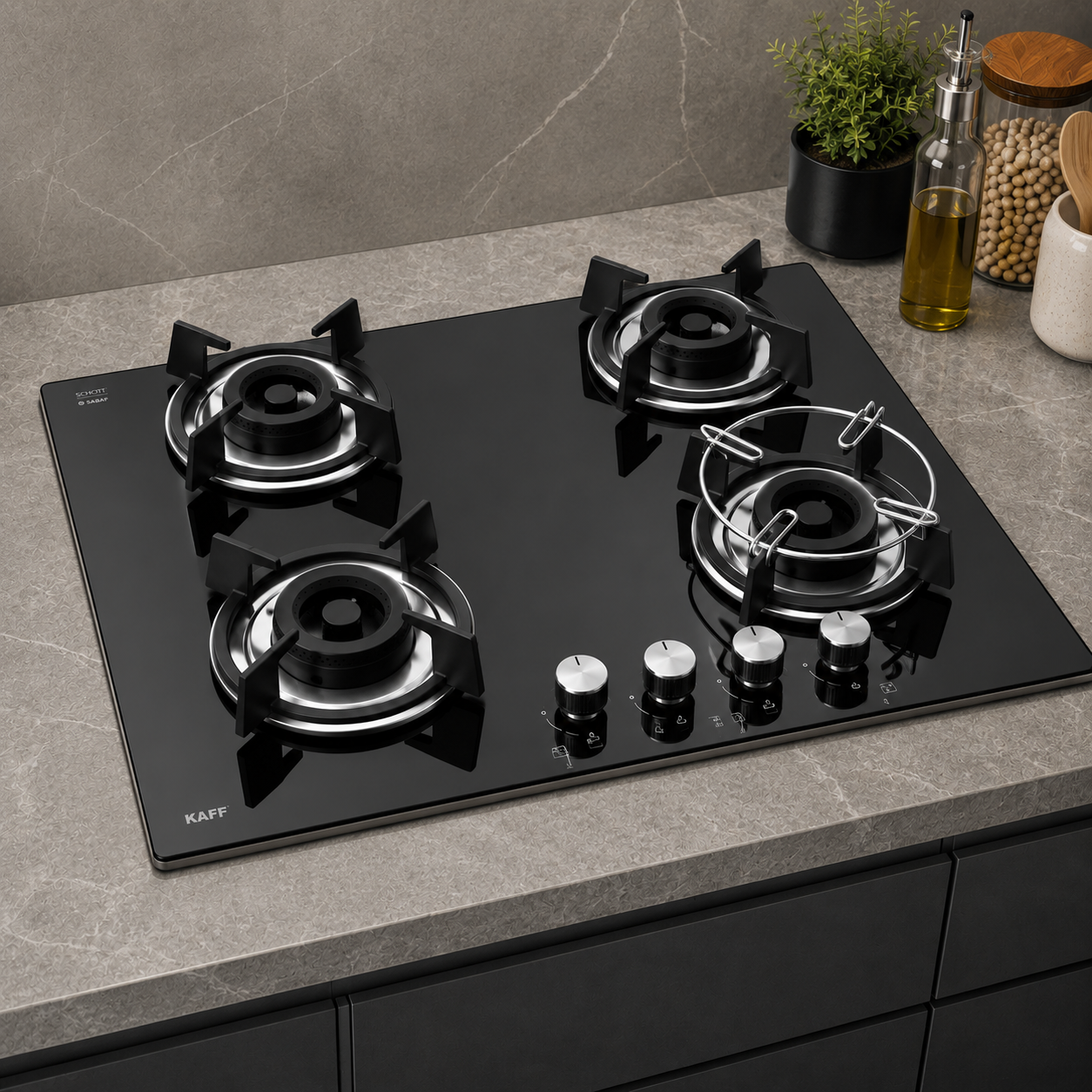4 Burner Built-In Hob