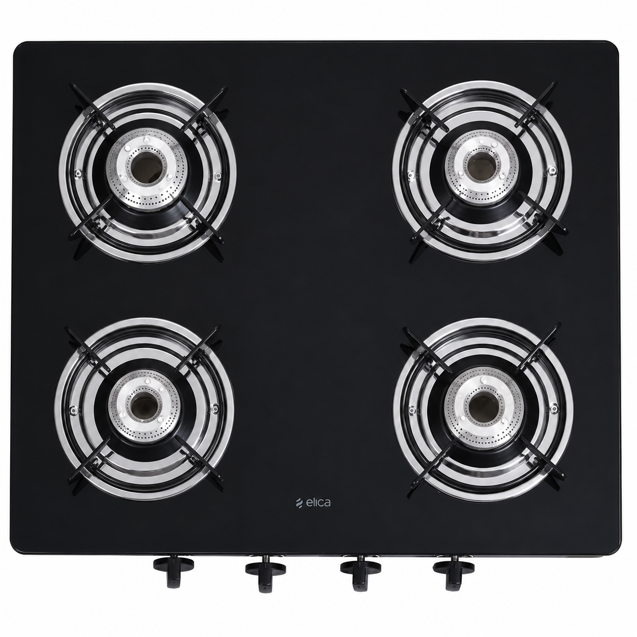 Elica 594 CT VETRO Silver Cooktop Elica 594 CT VETRO Silver Cooktop