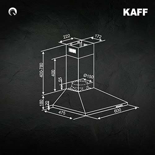 KAFF Base LX 60 Kitchen Chimney